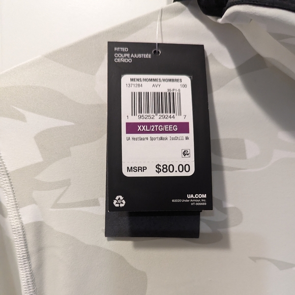 UnderArmour XXL NEW Hoodie w/sports mask - Picture 3 of 7